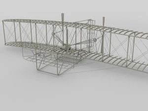 wright flyer 3D Model