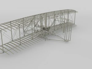 wright flyer 3D Model