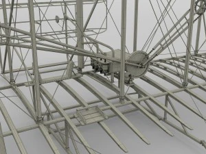 wright flyer 3D Model