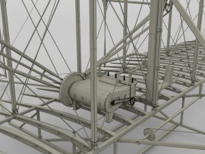 wright flyer 3D Model