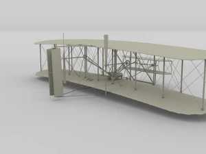 wright flyer 3D Model
