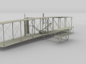 wright flyer 3D Model