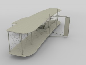 wright flyer 3D Model