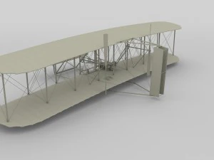 wright flyer 3D Model
