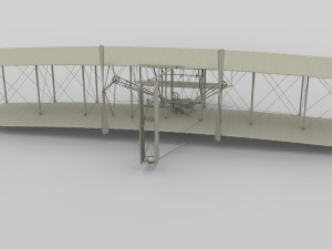 wright flyer 3D Model