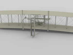 wright flyer 3D Model