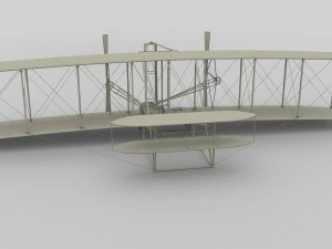 wright flyer 3D Model