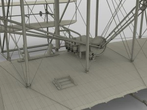 wright flyer 3D Model