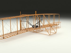 rigged wright flyer Modelo 3D