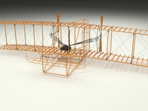 rigged wright flyer Modelo 3D