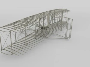 仕組まれたライトのフライヤー 3Dモデル