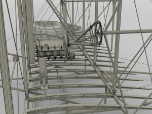 rigged wright flyer Modelo 3D