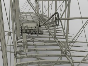 仕組まれたライトのフライヤー 3Dモデル