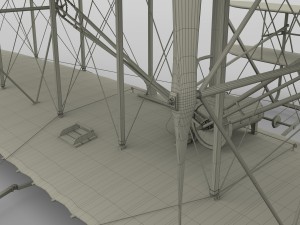 rigged wright flyer Modelo 3D