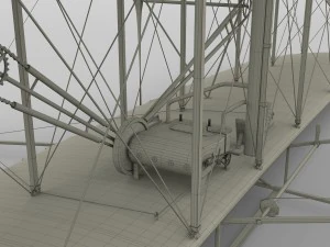 仕組まれたライトのフライヤー 3Dモデル