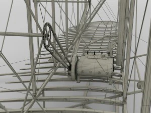 animated wright flyer 1903 3D Model