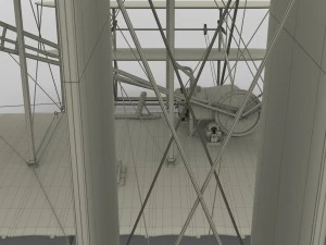 animated wright flyer 1903 3D Model