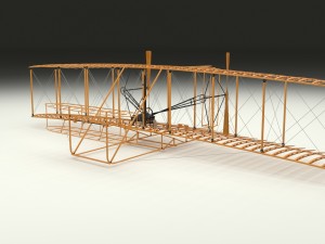 animated wright flyer Modelo 3D