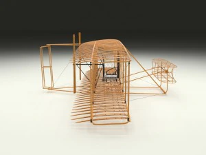 volantino animato di Wright Modello 3D