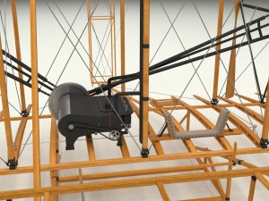 animated wright flyer Modelo 3D