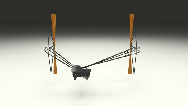 wright flyer propulsion Modello 3D .c4d .max .obj .3ds .fbx .stl .blend 