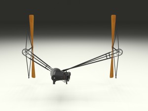 wright flyer propulsion 3D Model