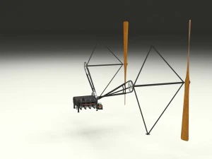wright flyer propulsion 3D Model