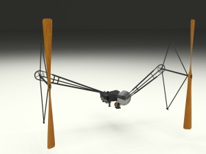 wright flyer propulsion Modello 3D