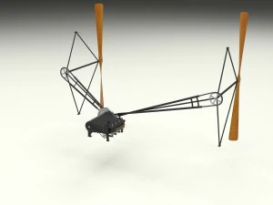 wright flyer propulsion 3D Model