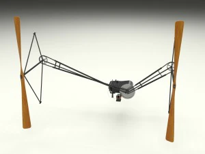 wright flyer propulsion 3D Model