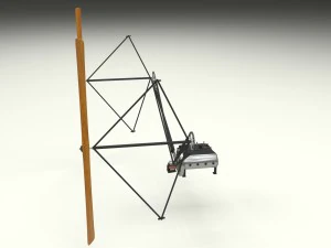 wright flyer propulsion 3D Model