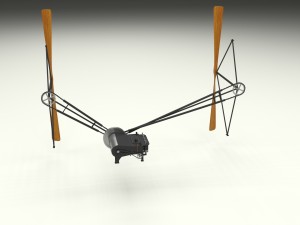 wright flyer propulsion Modello 3D