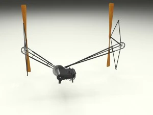 wright flyer propulsion 3D Model