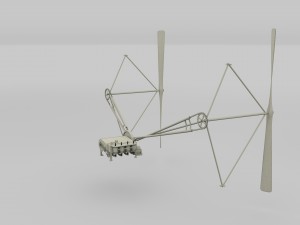 wright flyer propulsion Modello 3D