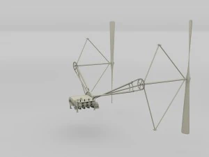 wright flyer propulsion 3D Model