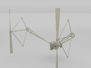 wright flyer propulsion Modello 3D