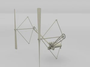 wright flyer propulsion 3D Model