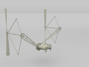 wright flyer propulsion Modello 3D