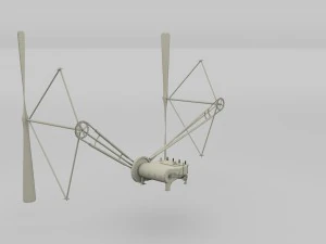 wright flyer propulsion 3D Model