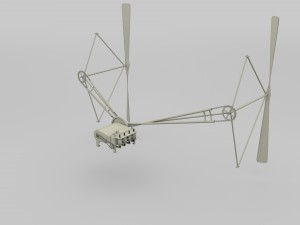 wright flyer propulsion Modello 3D