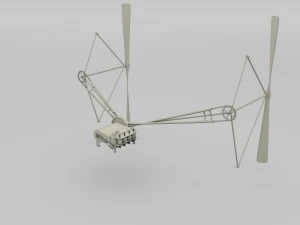 wright flyer propulsion 3D Model
