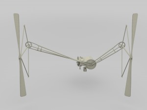 wright flyer propulsion Modello 3D