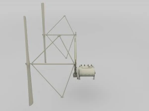 wright flyer propulsion 3D Model