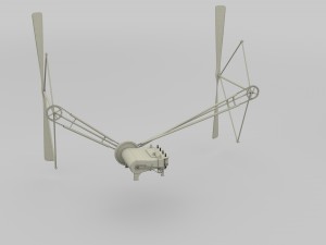wright flyer propulsion Modello 3D