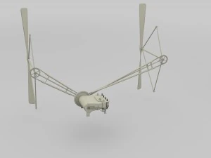 wright flyer propulsion 3D Model