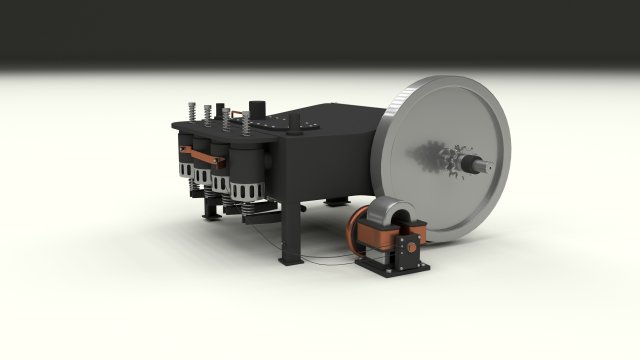 wright flyer engine Modelo 3D .c4d .max .obj .3ds .fbx .stl .blend 