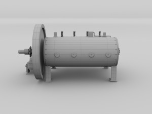 wright flyer engine Modelo 3D