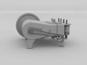 Райт флаер двигатель 3D Модель