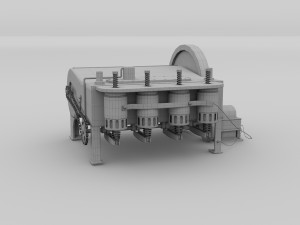 wright flyer engine Modelo 3D