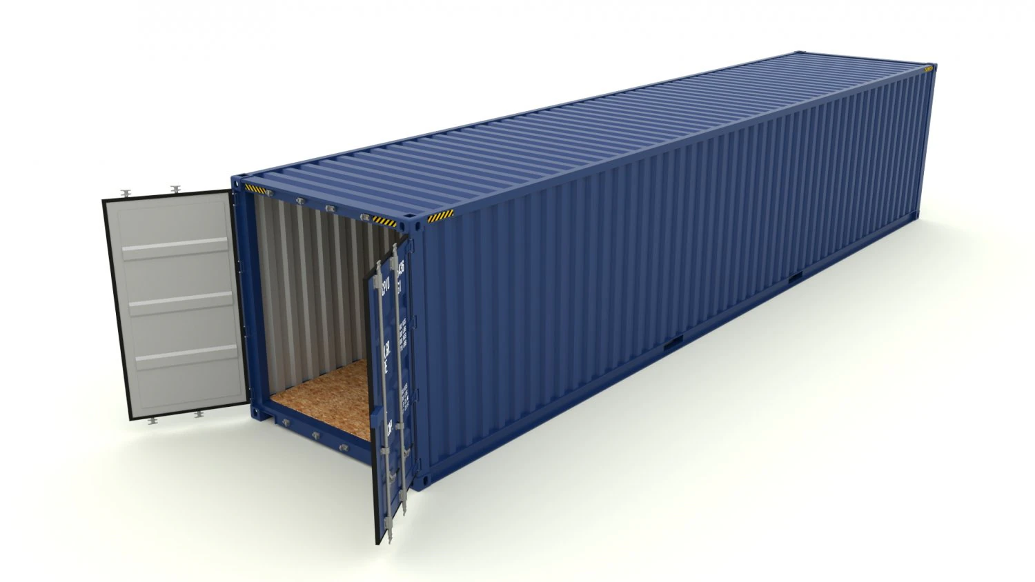 shipping container 3D Model .c4d .max .obj .3ds .fbx .stl .blend 